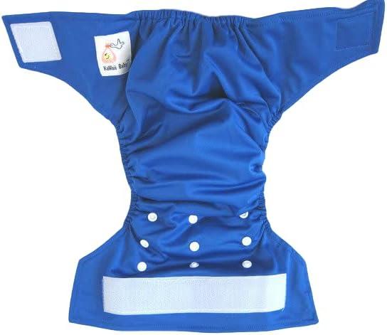 KaWaii Baby One Size Heavy Duty HD2 Cloth Diaper Shells, Reusable, Washable, Leakproof for babies 8-36 lbs - Pack of 6