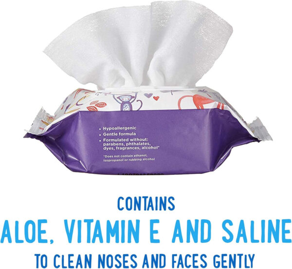 Amazon Brand - Mama Bear Gentle Fragrance Free Baby Wipes, Hypoallergenic, Sensitive Skin, Unscented, 800 Count (8 Packs of 100)