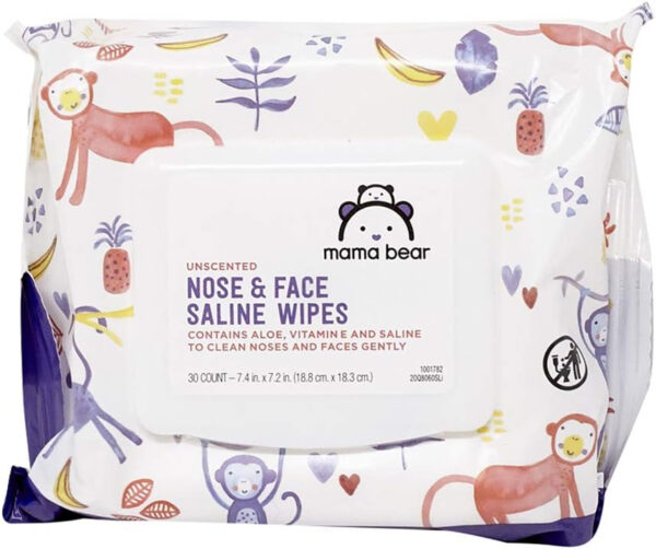 Amazon Brand - Mama Bear Gentle Fragrance Free Baby Wipes, Hypoallergenic, Sensitive Skin, Unscented, 800 Count (8 Packs of 100)