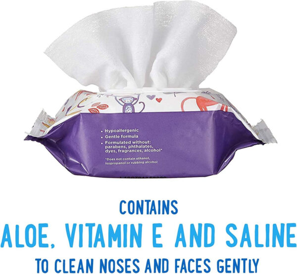 Amazon Brand - Mama Bear Gentle Fragrance Free Baby Wipes, Hypoallergenic, Sensitive Skin, Unscented, 800 Count (8 Packs of 100)