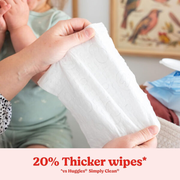 Huggies 99% Pure Water Baby Wipes, Unscented, 9 flip-top packs (3 Packs of 3), 504 Wipes Total, Packaging May Vary