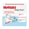 Huggies Simply Clean Unscented Baby Diaper Wipes, 11 Flip-Top Packs (704 Wipes Total), Packaging May Vary