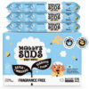 Molly's Suds Sensitive Clean Baby Wipes | 99% Water, Plant-Based, Fragrance Free | 384 Total Wipes (6 Flip-Top Packs)