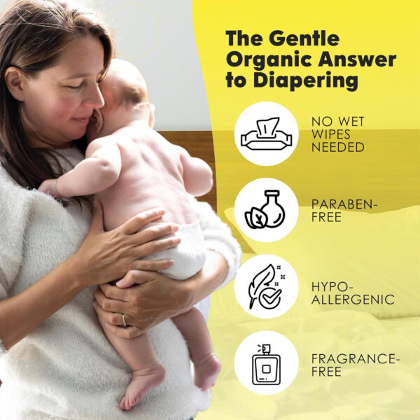 La Petite Creme French Organic Diaper Balm (1 oz) - Healing & Nourishing Diaper Cream - Gentle & Safe Liniment Baby Lotion - USDA Certified Organic - Baby Essentials for Newborn