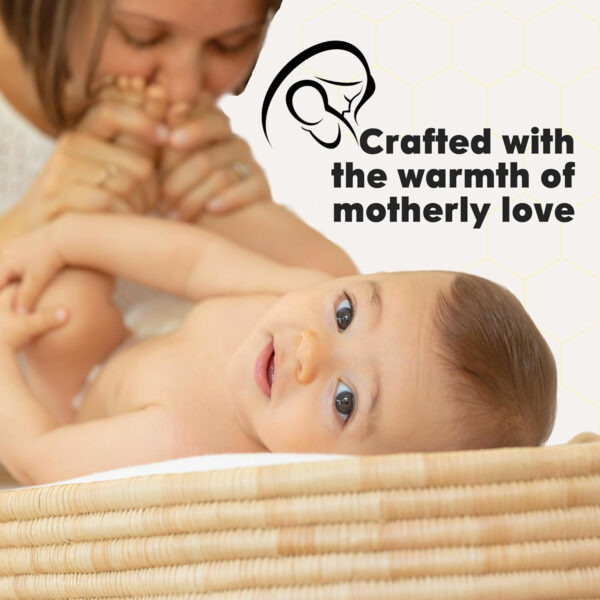 La Petite Creme French Organic Diaper Balm (1 oz) - Healing & Nourishing Diaper Cream - Gentle & Safe Liniment Baby Lotion - USDA Certified Organic - Baby Essentials for Newborn