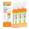 Boogie Diaper Rash Paste, Maximum Strength 40% Zinc Oxide, Mess-Free Applicator, Soothes Baby Bum, Diaper Bag Essential, 4oz