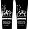 Pain in The Butt MAX Diaper Rash Cream, 3oz, 40% Zinc Oxide, 1-Pack, Natural Ingredients, Petrolatum Free, Soothing, Rapid Relief and Protection for Baby