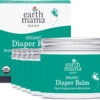 Earth Mama Organic Diaper Balm 2-Ounce | Diaper Cream for Baby | EWG Verified, Petroleum & Artificial Fragrance-Free with Calendula for Sensitive Skin (2-Pack)