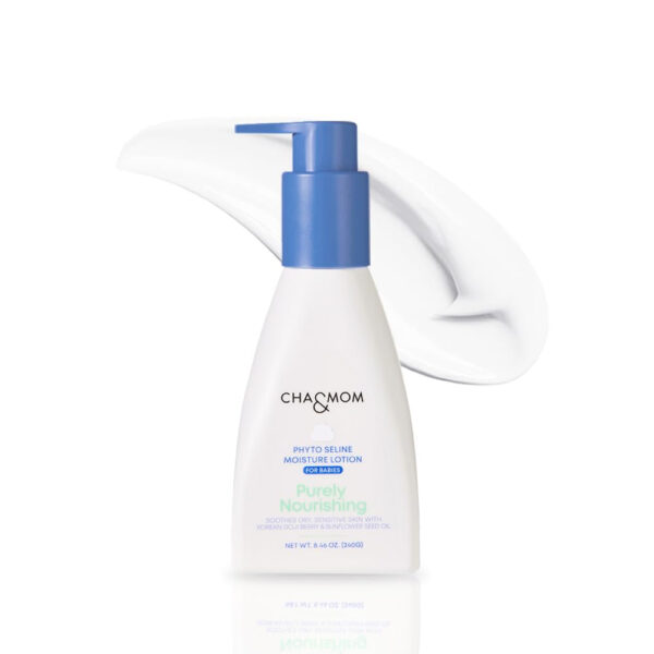 688a7ea152cab65d351f106b2b9f1b6e7585358ca29393861b87a.jpg CHA&MOM Korean Baby Skincare - Hypoallergenic, Plant Based, and Natural Phyto Seline Moisture Lotion, 8.46oz