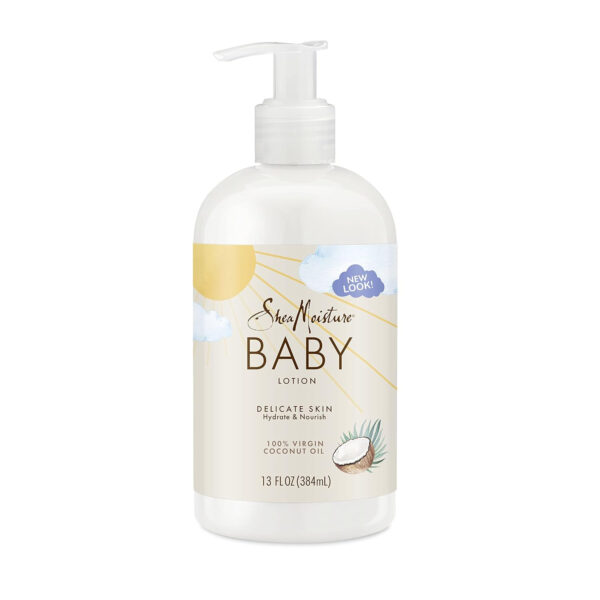 SheaMoisture Baby Lotion 100% Virgin Coconut Oil for Baby Skin Baby Lotion Clear Skin Moisturizer 8 oz