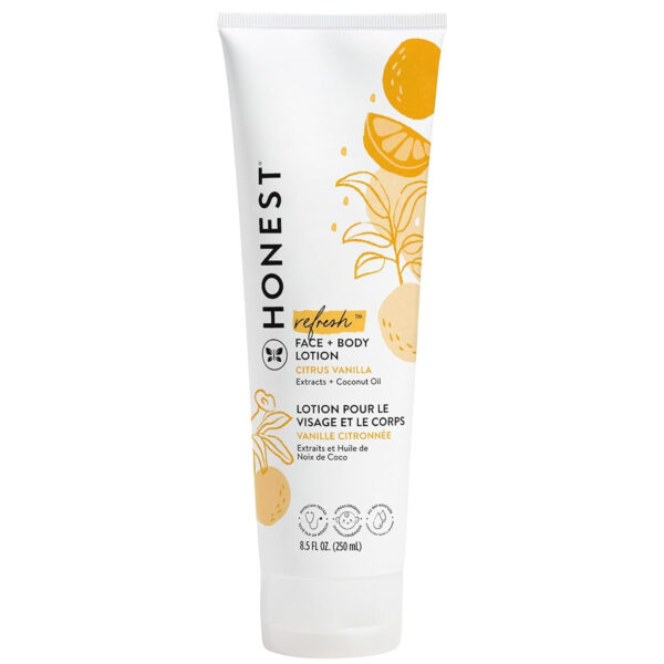 688a7f14b0ff226a3e8a4c5c1784f72e41c402436872ccf3d3e0e.jpg The Honest Company Hydrating Face + Body Lotion | Fast Absorbing, Naturally Derived, Hypoallergenic | Fragrance Free Sensitive, 8.5 fl oz
