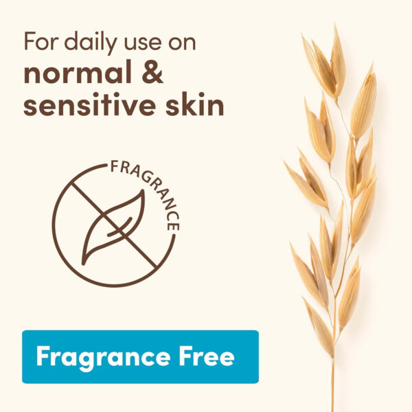 Aveeno Baby Daily Moisture Body Lotion for Sensitive Skin, Hypoallergenic Moisturizing Baby Lotion with Nourishing Oatmeal to Deeply Moisturize Baby's Skin, Fragrance-Free, 18 fl. oz