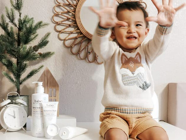 BABO Botanicals Sensitive Baby Fragrance-Free Daily Hydrating Baby Lotion - Shea Butter & Jojoba Oil - for Body & face - for Babies, Kids & Adults with Sensitive Skin - EWG Verified - Vegan