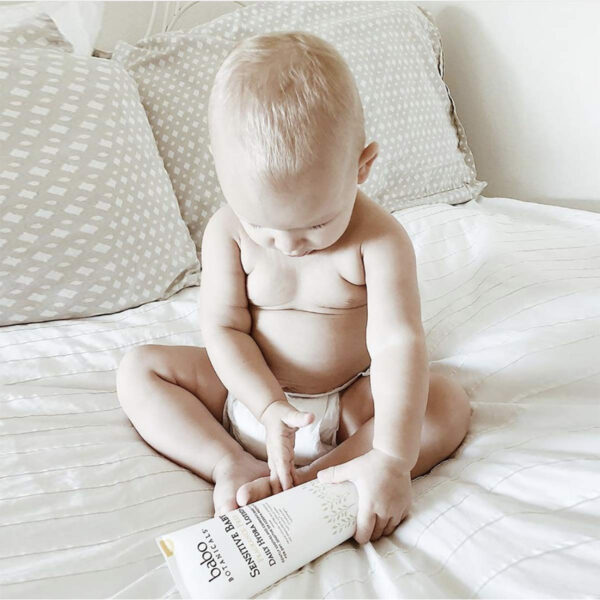 BABO Botanicals Sensitive Baby Fragrance-Free Daily Hydrating Baby Lotion - Shea Butter & Jojoba Oil - for Body & face - for Babies, Kids & Adults with Sensitive Skin - EWG Verified - Vegan