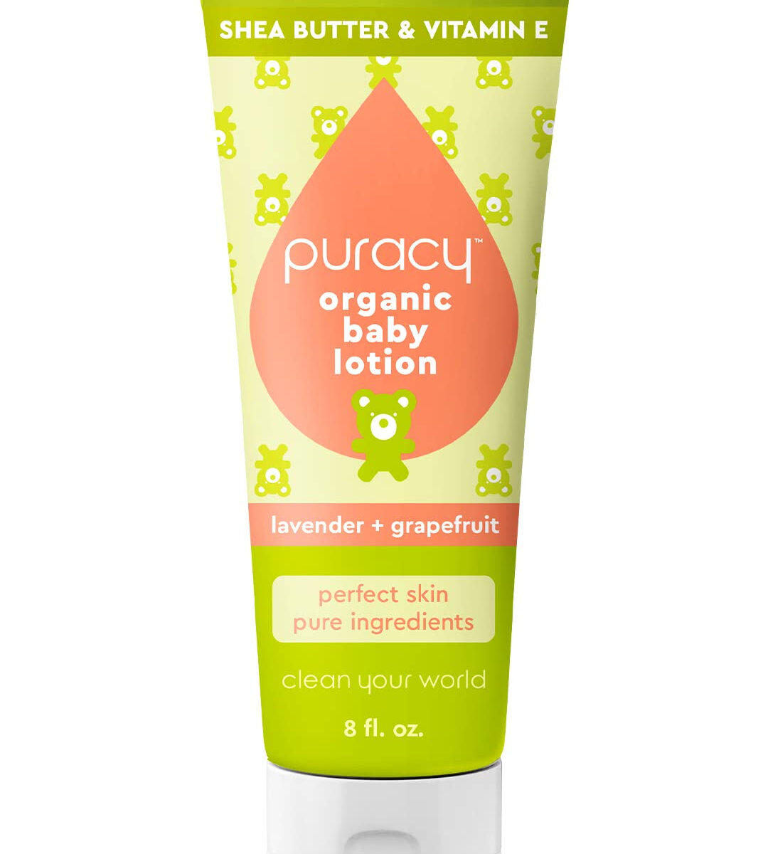 688a7fc60b7b6302384da1fcc282e94f4c0442aa489fc57e40c74.jpg Puracy Organic Baby Lotion, Organic Eczema Moisturizer for Infants and Newborns, Natural Kids Body Lotion for Sensitive Skin, Gentle Calming Lavender & Grapefruit Essential Oils, 8 Ounce