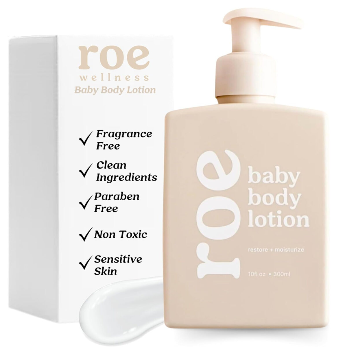 688a7fe773cad8a277fd87553745d645d6dd40a8a060fcaaed02a.jpg Roe Wellness- Baby Lotion Moisturizer Fragrance-Free | Great For Sensitive Skin Lightweight Moisturizing Lotion | For Babies, Infants, Kids and More