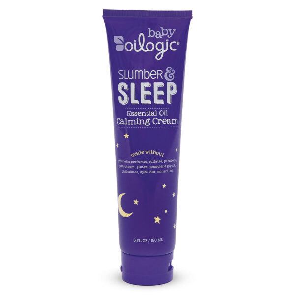 Oilogic Slumber & Sleep Baby Lotion - Gentle Calming Cream with 100% Pure Essential Oils for Smooth & Moisturized Skin - Pediatrician-Tested, Safe for Babies & Toddlers Baby Essentials Skincare