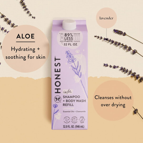 688a81d8151ee70ff5492b312fa5758bb225425cef735bd0a2d21.jpg The Honest Company 2-in-1 Cleansing Shampoo + Body Wash for Sensitive Skin | Gentle for Baby | Naturally Derived, Tear-free, Hypoallergenic | Fragrance Free, 10 fl oz