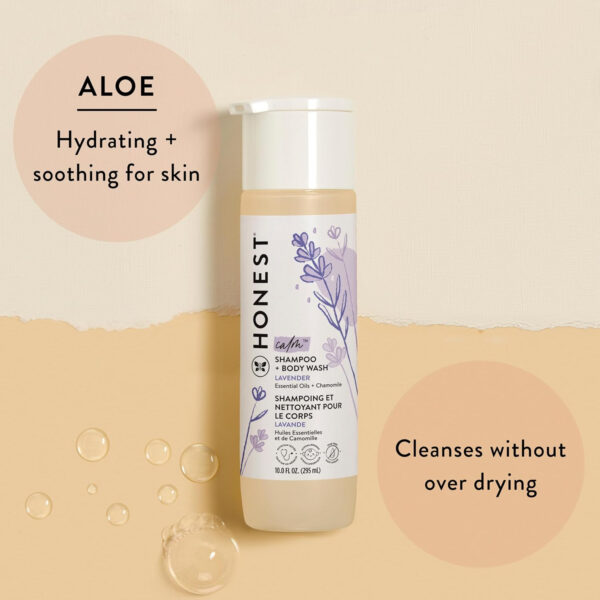 688a81ea9a58b25860a208ce8beff57049c1ecfac54237ab24df3.jpg The Honest Company 2-in-1 Cleansing Shampoo + Body Wash for Sensitive Skin | Gentle for Baby | Naturally Derived, Tear-free, Hypoallergenic | Fragrance Free, 10 fl oz