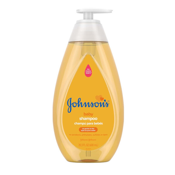 688a822e65dd627eecceb95b6dd694233a3234c0e55c9878b8ac1.jpg Johnson's Baby Shampoo with Tear-Free Formula, Shampoo for Baby's Delicate Scalp & Skin, Gently Washes Away Dirt & Germs, Paraben-, Phthalate-, Sulfate- & Dye-Free, 20.3 fl. oz