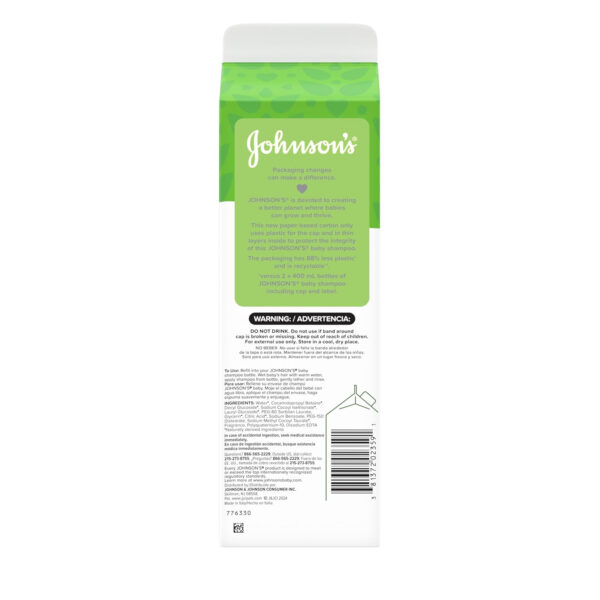 688a823d1193312dc0f1c3be9dced565597728f59fca1edae4fb7.jpg Johnson's Baby Shampoo with Tear-Free Formula, Shampoo for Baby's Delicate Scalp & Skin, Gently Washes Away Dirt & Germs, Paraben-, Phthalate-, Sulfate- & Dye-Free, 20.3 fl. oz