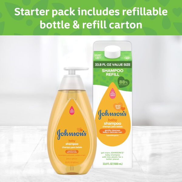 688a8246ebb8c3a453169b26c7ba256642972421e4bb43a3964fb.jpg Johnson's Baby Shampoo with Tear-Free Formula, Shampoo for Baby's Delicate Scalp & Skin, Gently Washes Away Dirt & Germs, Paraben-, Phthalate-, Sulfate- & Dye-Free, 20.3 fl. oz