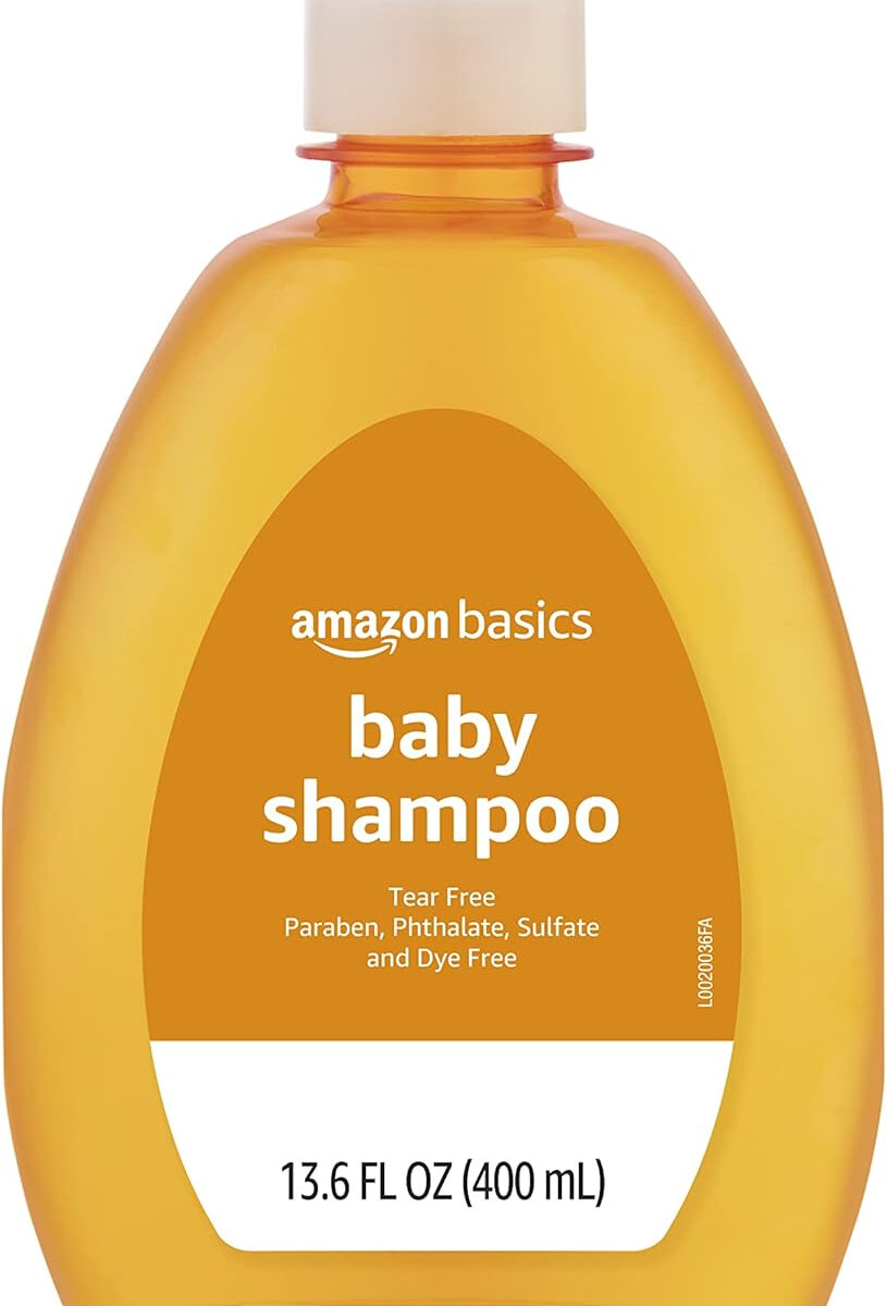 Amazon Basics Tear-Free Baby Shampoo, 13.6 Fluid Ounce