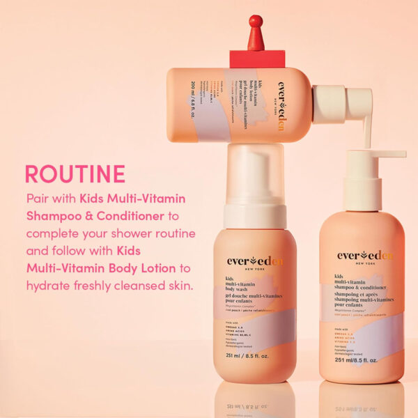 Evereden Baby Shampoo & Body Wash 2-in-1, 8.5 fl oz | Gentle, Non-Toxic, Fragrance-Free, Hydrating Formula for Sensitive Skin