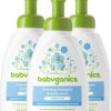 Babyganics Baby Shampoo + Body Wash Pump Bottle, Fragrance Free, 16oz, 3 Pack