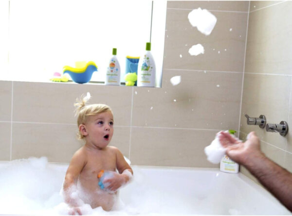 Babyganics Baby Shampoo + Body Wash Pump Bottle, Fragrance Free, 16oz, 3 Pack