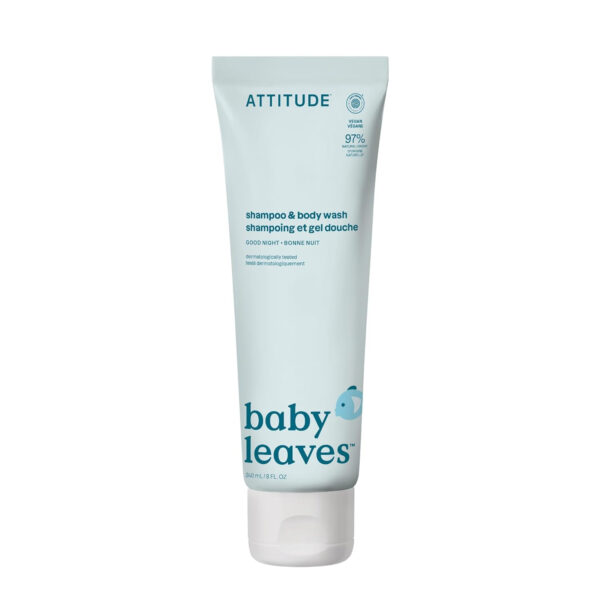688a863f743f6171e4c3412eb4d27f49d8e517e92e8df7ec4ba30.jpg ATTITUDE 2-in-1 Shampoo and Body Wash for Baby, EWG Verified, Dermatologically Tested, Vegan, Good Night, 16 Fl Oz
