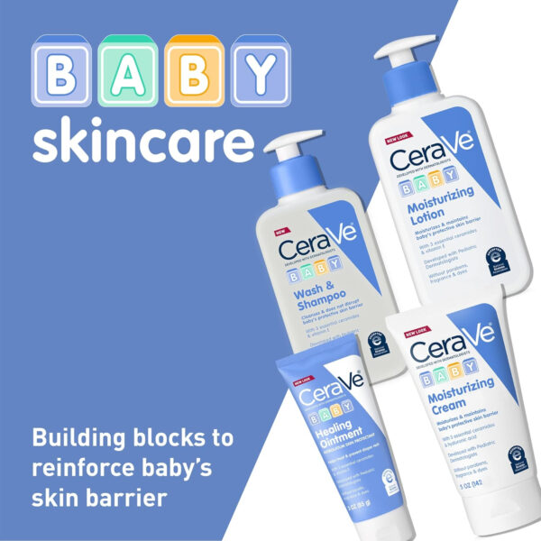 688a87147d0d712fed265ebca3b2cca2b8b2cae732b6f90494bf2.jpg CeraVe Baby Wash & Shampoo, Fragrance, Paraben, & Sulfate Free Shampoo for Tear-Free Baby Bath Time, 8 Ounce