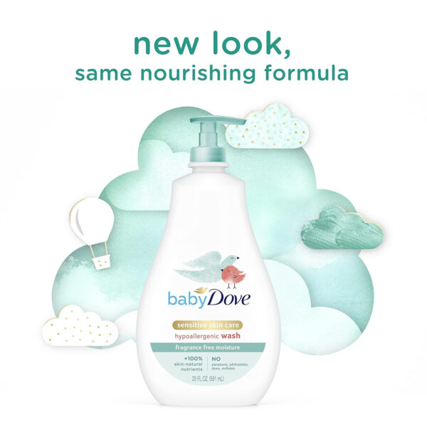688a8763b63b7cd9d13804ff7e14a1313b6f1dd46234ce4114724.jpg Baby Dove Sensitive Skin Care Baby Wash Calming Moisture For a Calming Bath Wash Hypoallergenic and Tear-Free, Washes Away Bacteria 13 oz