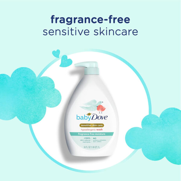 688a878aa0d3fc80713f0c54e06178c488dc0ef5366fbb1beccb1.jpg Baby Dove Sensitive Skin Care Baby Wash Rich Moisture For Baby Bath Time Tear-Free and Hypoallergenic 34 oz