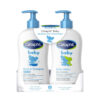 Cetaphil Baby Wash & Shampoo Plus Body Lotion, Healthy Skin Essentials, Head to Toe Hydration for up to 24 Hours, for Delicate, Sensitive Skin, 2-Pack,White