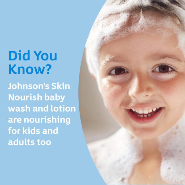 688a88a4e1e7c42f7183b45c5dba13b4c08f8a118bd0d81dae837.jpg Johnson's Skin Nourishing Moisture Baby Body Wash With Vanilla & Oat Scents, Hypoallergenic & Tear Free Baby Bath Wash, Paraben-, Dye-, Sulfate & Phthalate-Free, 20.3 fl. oz