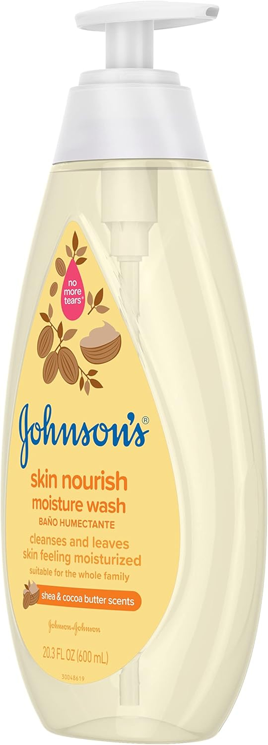 688a88b6655175cabd363d34c05dd8cbab6f40e996bcb6e6495dc.jpg Johnson's Skin Nourishing Moisture Baby Body Wash With Vanilla & Oat Scents, Hypoallergenic & Tear Free Baby Bath Wash, Paraben-, Dye-, Sulfate & Phthalate-Free, 20.3 fl. oz