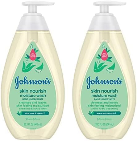 688a88c4b22531b898e5257bbf418598ccdf60cd32405b7193c34.jpg Johnson's Skin Nourishing Moisture Baby Body Wash With Vanilla & Oat Scents, Hypoallergenic & Tear Free Baby Bath Wash, Paraben-, Dye-, Sulfate & Phthalate-Free, 20.3 fl. oz
