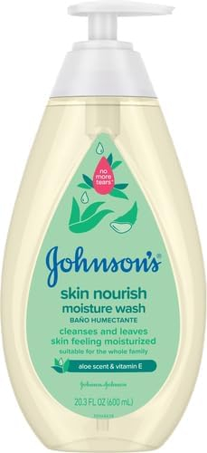 688a88c4e7b51451fe0001f0e858c16f37fd93d10a11216b43cab.jpg Johnson's Skin Nourishing Moisture Baby Body Wash With Vanilla & Oat Scents, Hypoallergenic & Tear Free Baby Bath Wash, Paraben-, Dye-, Sulfate & Phthalate-Free, 20.3 fl. oz