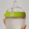 Comotomo Baby Bottle Double Pack, Green, 8oz