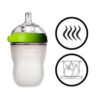 Comotomo Baby Bottle Double Pack, Green, 8oz