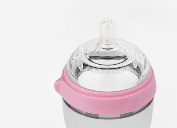 Comotomo Baby Bottle Double Pack, Green, 8oz