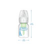 Dr. Brown's Natural Flow Anti-Colic Options+ Narrow Baby Bottle, 8 oz/250 mL, with Level 1 Slow Flow Nipples, 0m+, 4 Pack