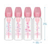 Dr. Brown's Natural Flow Anti-Colic Options+ Narrow Baby Bottle, 8 oz/250 mL, with Level 1 Slow Flow Nipples, 0m+, 4 Pack