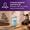 Philips Avent Natural Baby Bottles with Natural Response Nipples (Medium Flow, Flow 3), 9oz, 4-Pack, SCY903/04