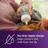 Philips Avent Natural Baby Bottles with Natural Response Nipples (Medium Flow, Flow 3), 9oz, 4-Pack, SCY903/04