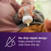 Philips Avent Natural Baby Bottles with Natural Response Nipples (Medium Flow, Flow 3), 9oz, 4-Pack, SCY903/04
