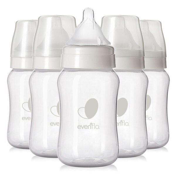 688a8ce05de22d2e9358fff344b28aab6958d197ff251ce608a5a.jpg Evenflo Feeding Premium Proflo Venting Balance Plus Wide Neck Baby, Newborn and Infant Bottles - Helps Reduce Colic - 9 Ounce (Pack of 6)