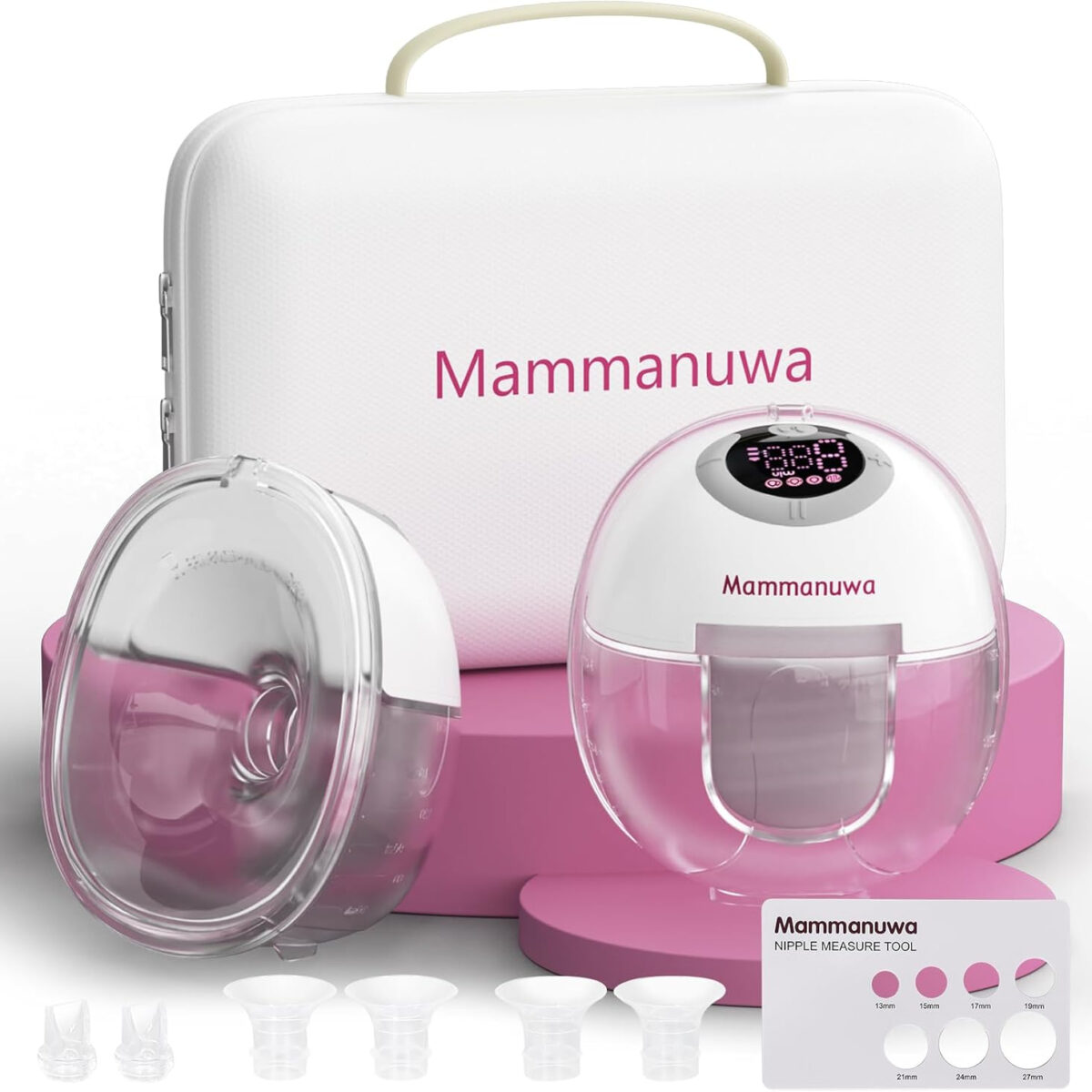 688a8e2aaa47e985ac7cb8a10707a7db108597f7924bc1766e7c3.jpg Electric Breast Pump - Lightweight, Portable, & Hands-Free with Baby Mouth Technology - BPA-Free, 4 Modes, 9 Levels - Elevate Your Breastfeeding Style with Mammanuwa S32