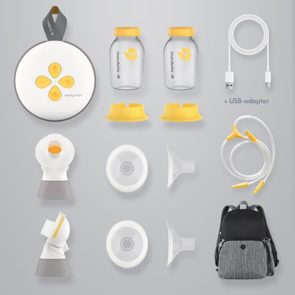 688a8e90521c8ce15626aad7f44f16375f5571a9859ccc9ef09f6.jpg Medela Swing Maxi Hands-Free Breast Pump | Easy, Intuitive, Ideal for On The Go Double Electric Hands Free Breast Pump